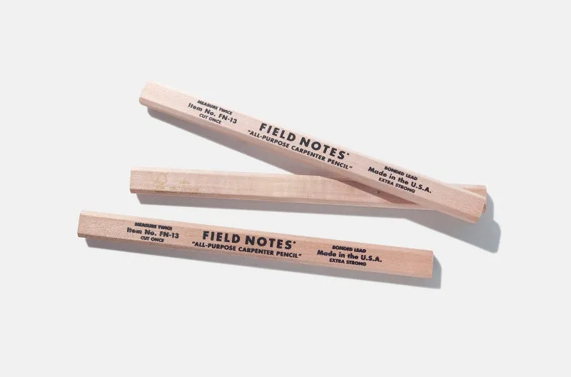 CARPENTER PENCIL 3-PACK FSC-CERTIFIED WOOD