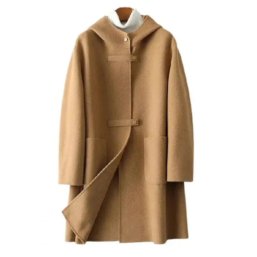 Hooded Wool Coat
