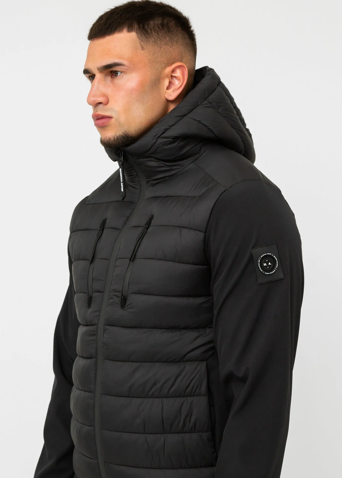 Ibrido softshell jacket - black