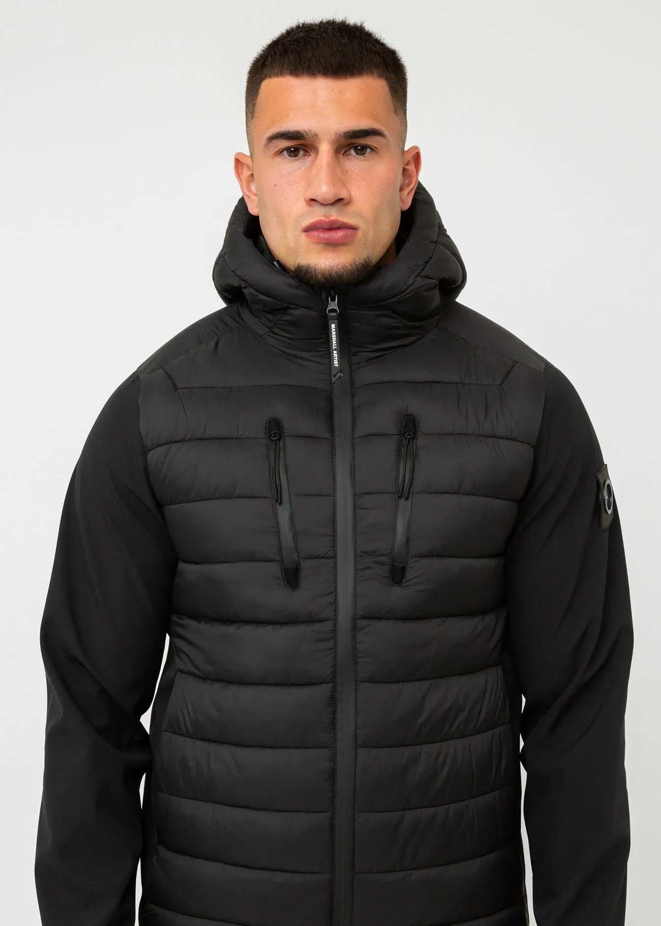 Ibrido softshell jacket - black