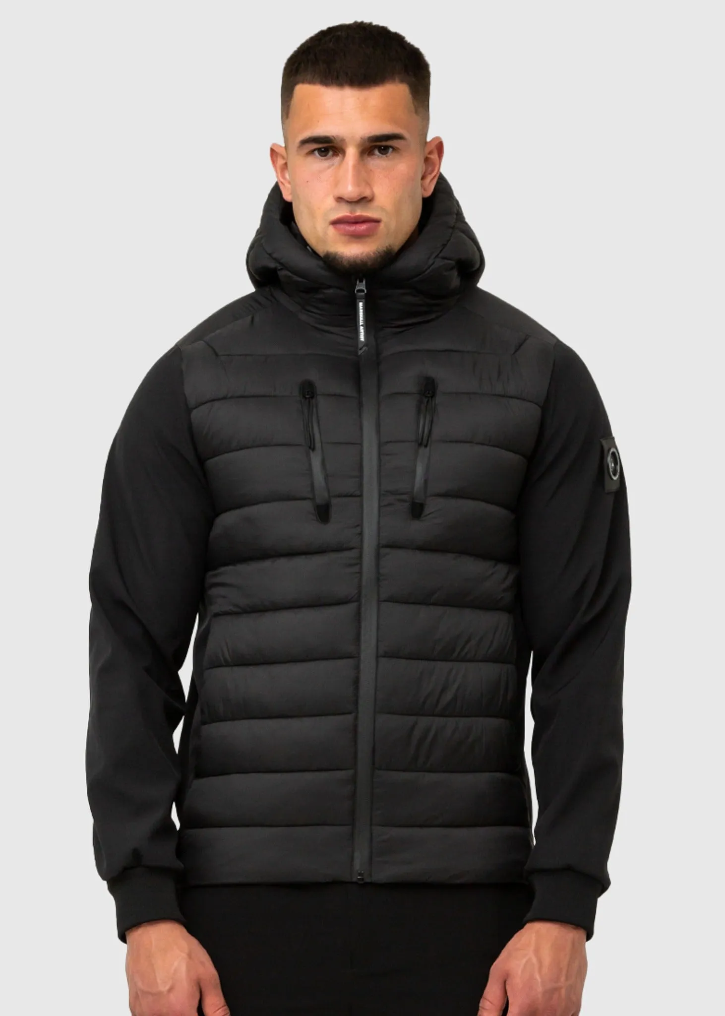 Ibrido softshell jacket - black