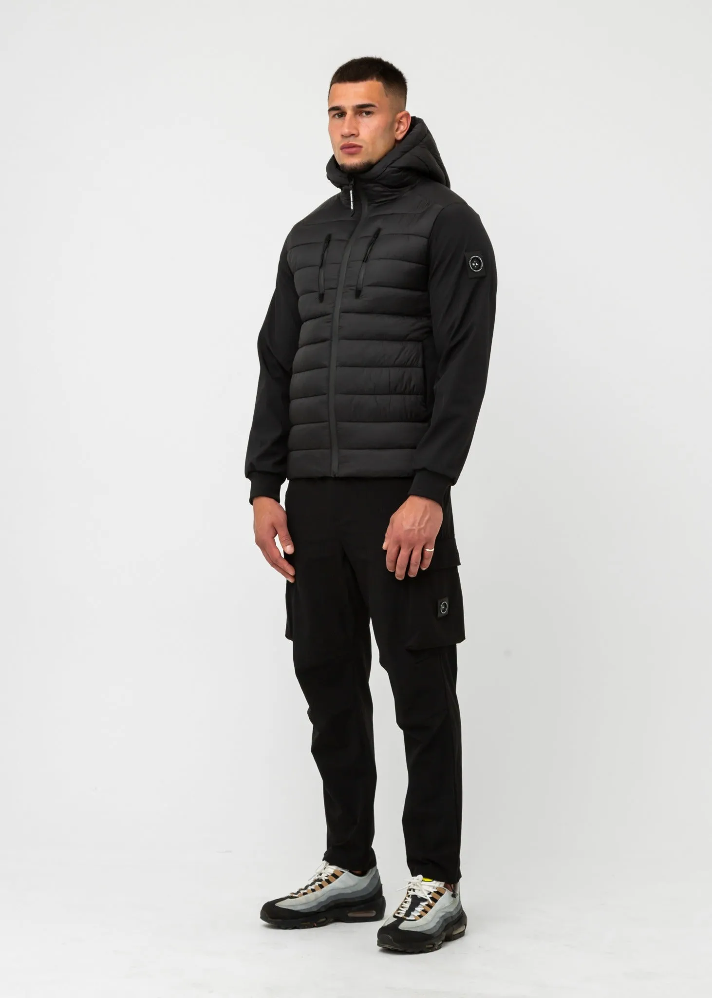 Ibrido softshell jacket - black