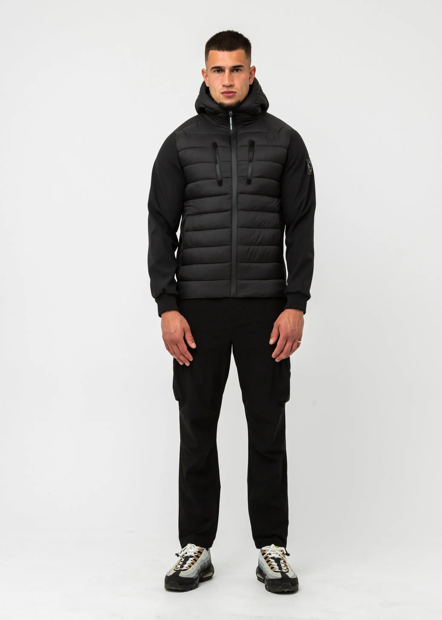 Ibrido softshell jacket - black