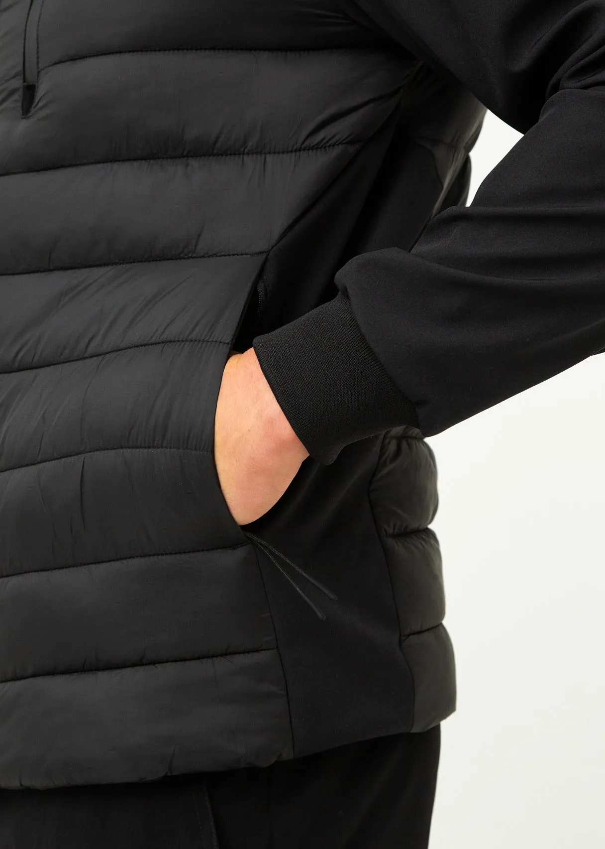 Ibrido softshell jacket - black