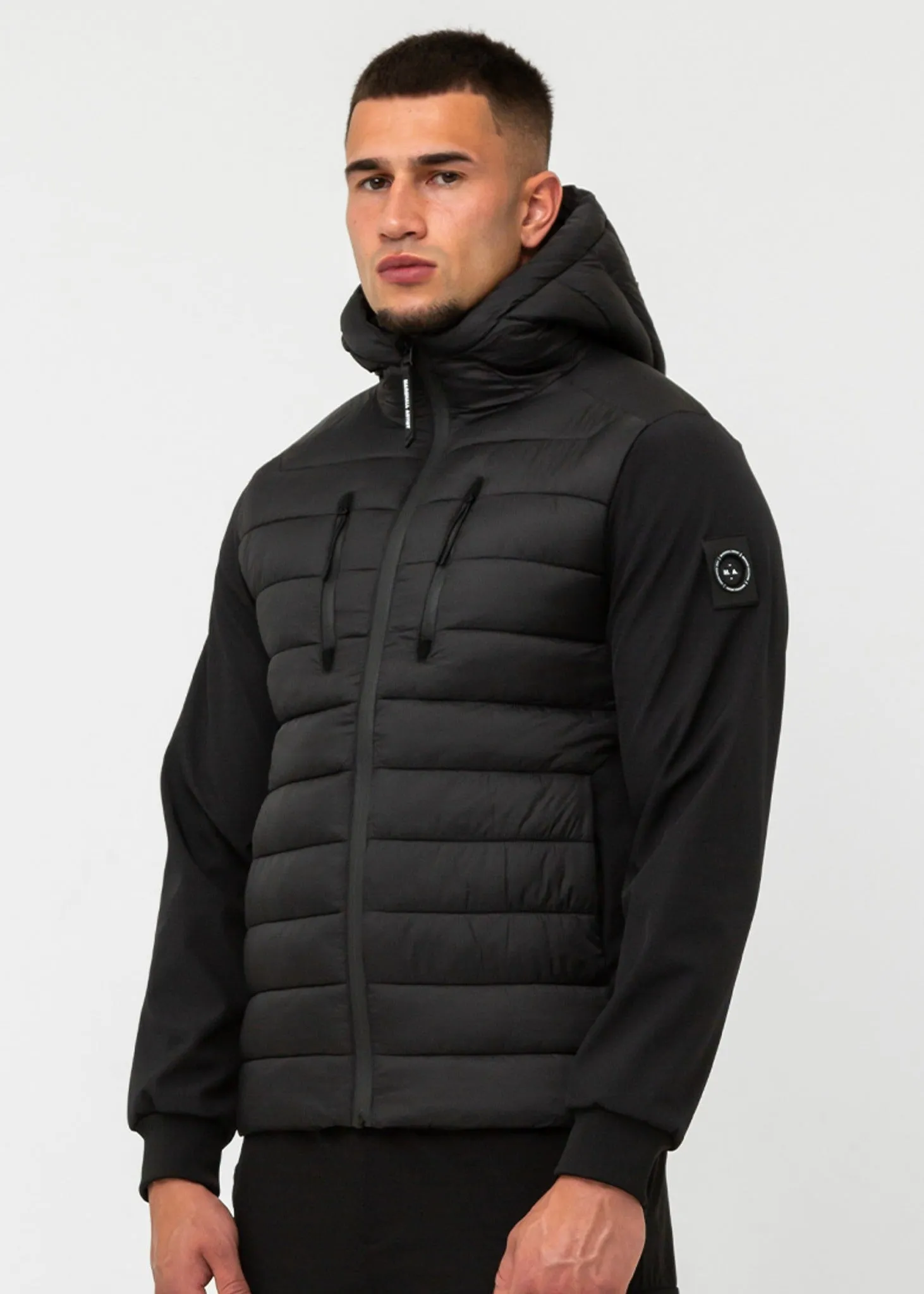 Ibrido softshell jacket - black