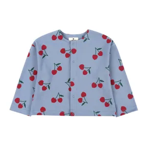 Jelly Mallow Cherry Pique Cardigan