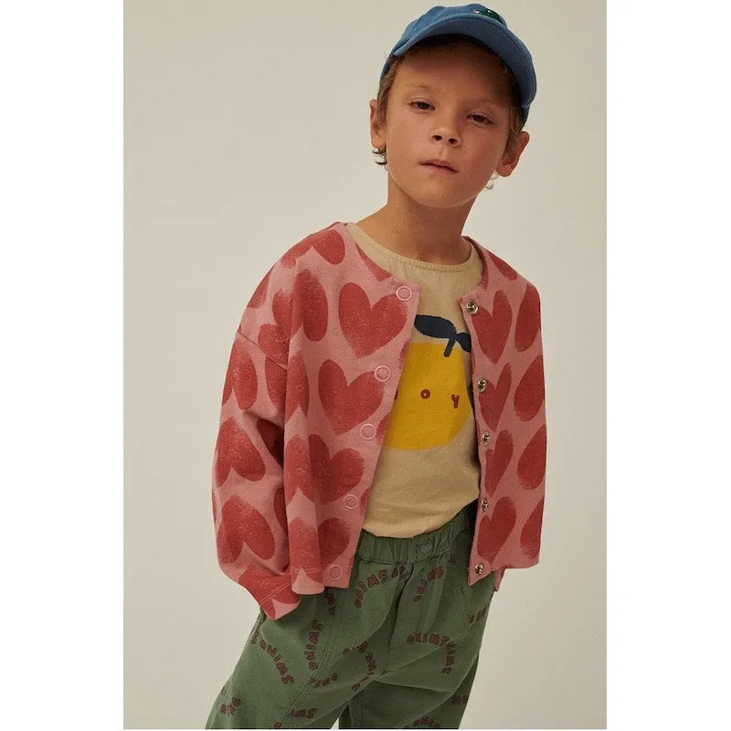 Jelly Mallow Heart Cardigan