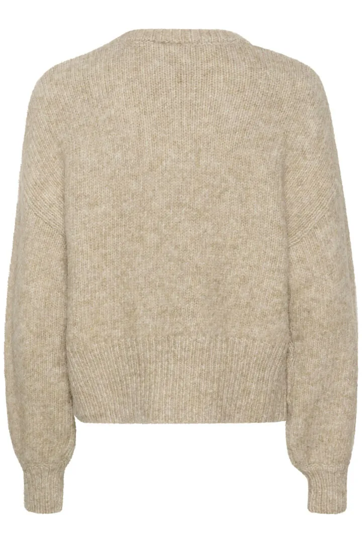 Kaffe Trina Feather Gray Pullover