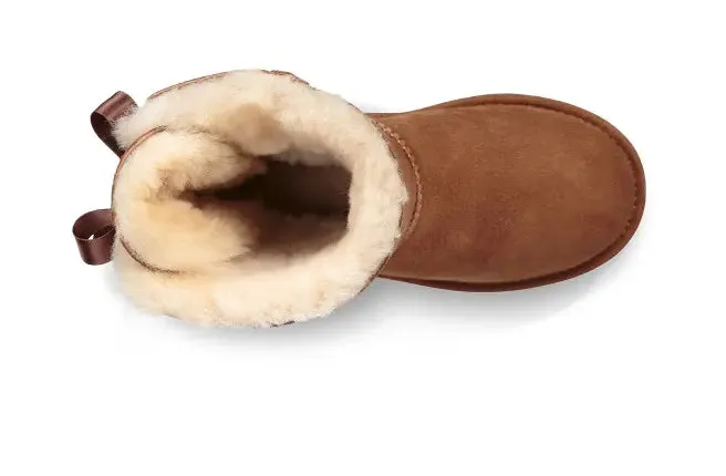 Kids UGG Bailey Bow II  Cozy Sheepskin Boot with a Feminine Touch