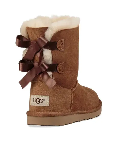 Kids UGG Bailey Bow II  Cozy Sheepskin Boot with a Feminine Touch
