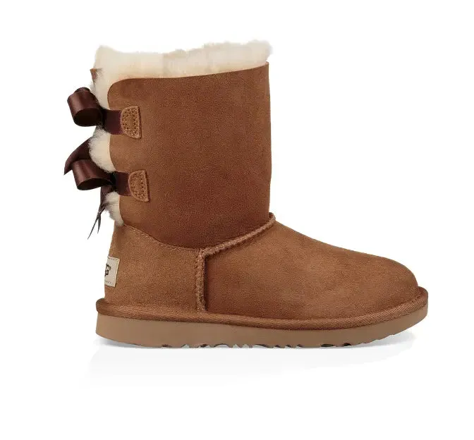Kids UGG Bailey Bow II  Cozy Sheepskin Boot with a Feminine Touch