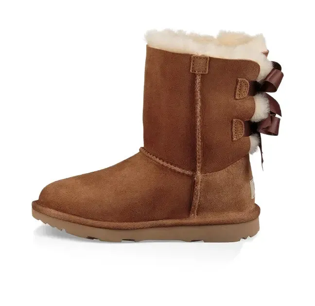 Kids UGG Bailey Bow II  Cozy Sheepskin Boot with a Feminine Touch