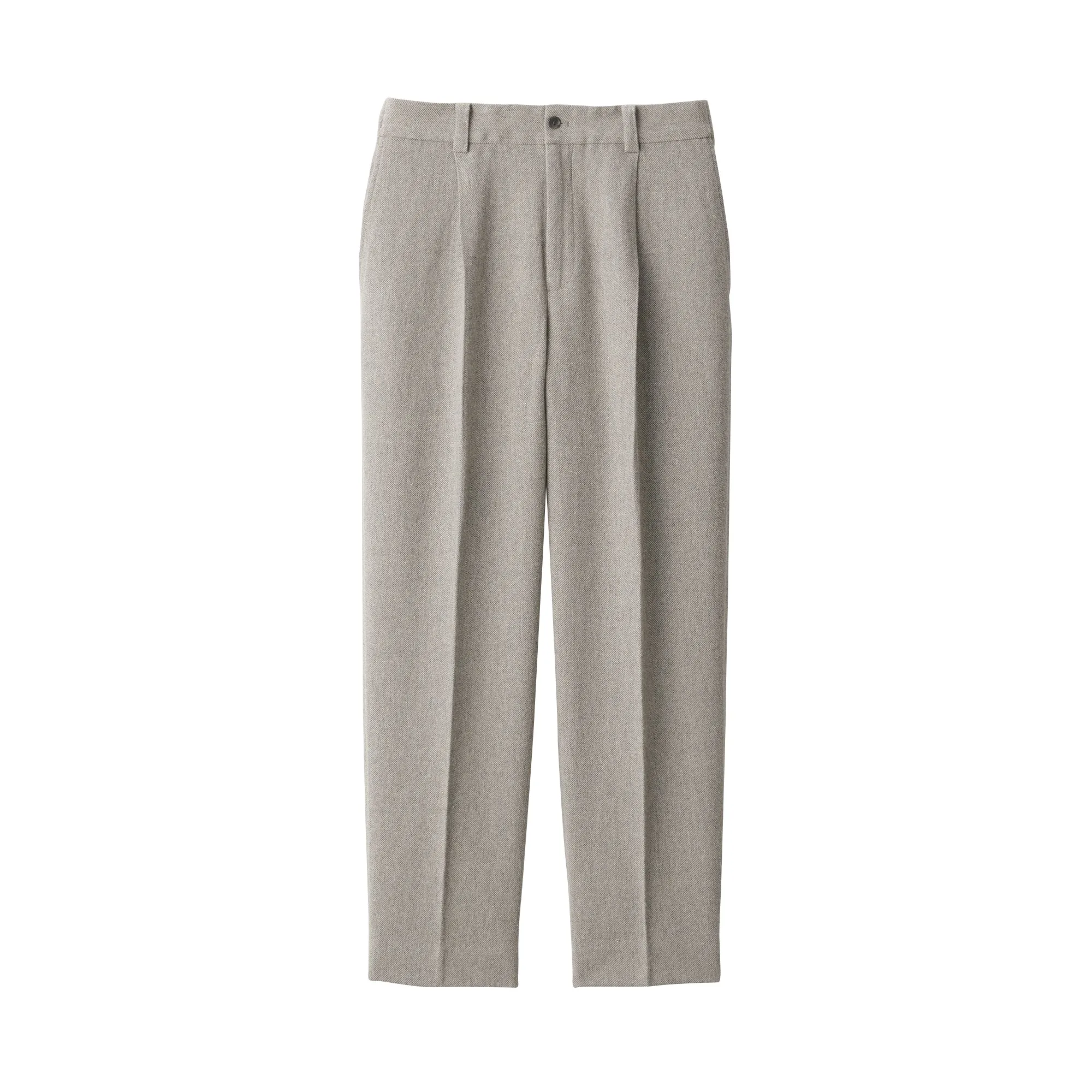Labo Men's Linen Blend Wool Straight Pants