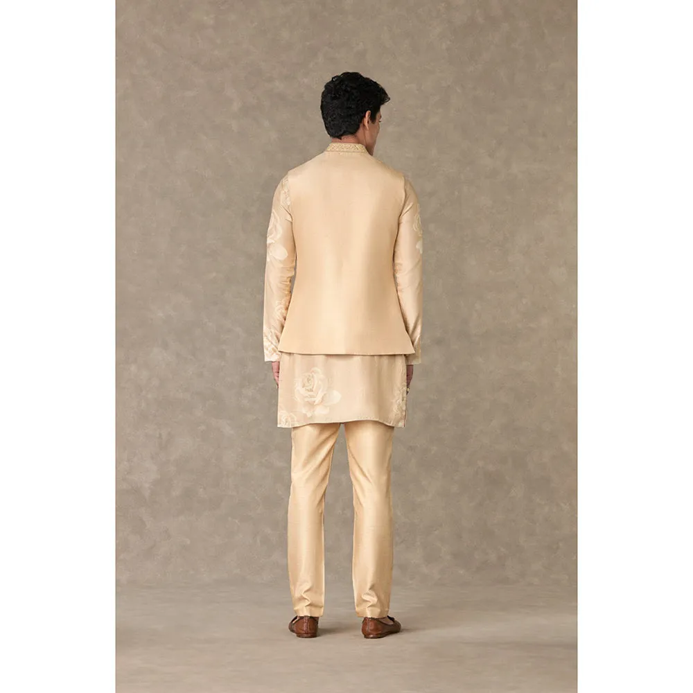 Masaba Beige Trikone Embroidered Nehru Jacket