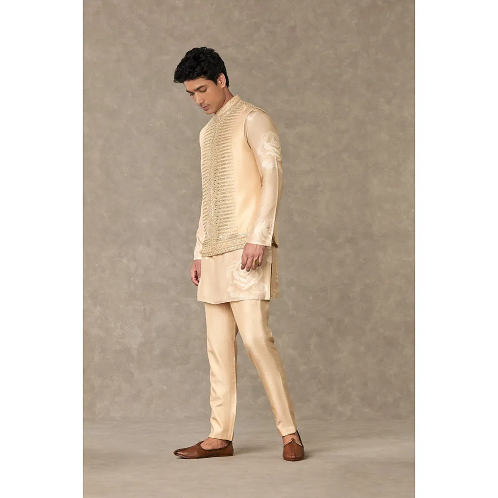Masaba Beige Trikone Embroidered Nehru Jacket