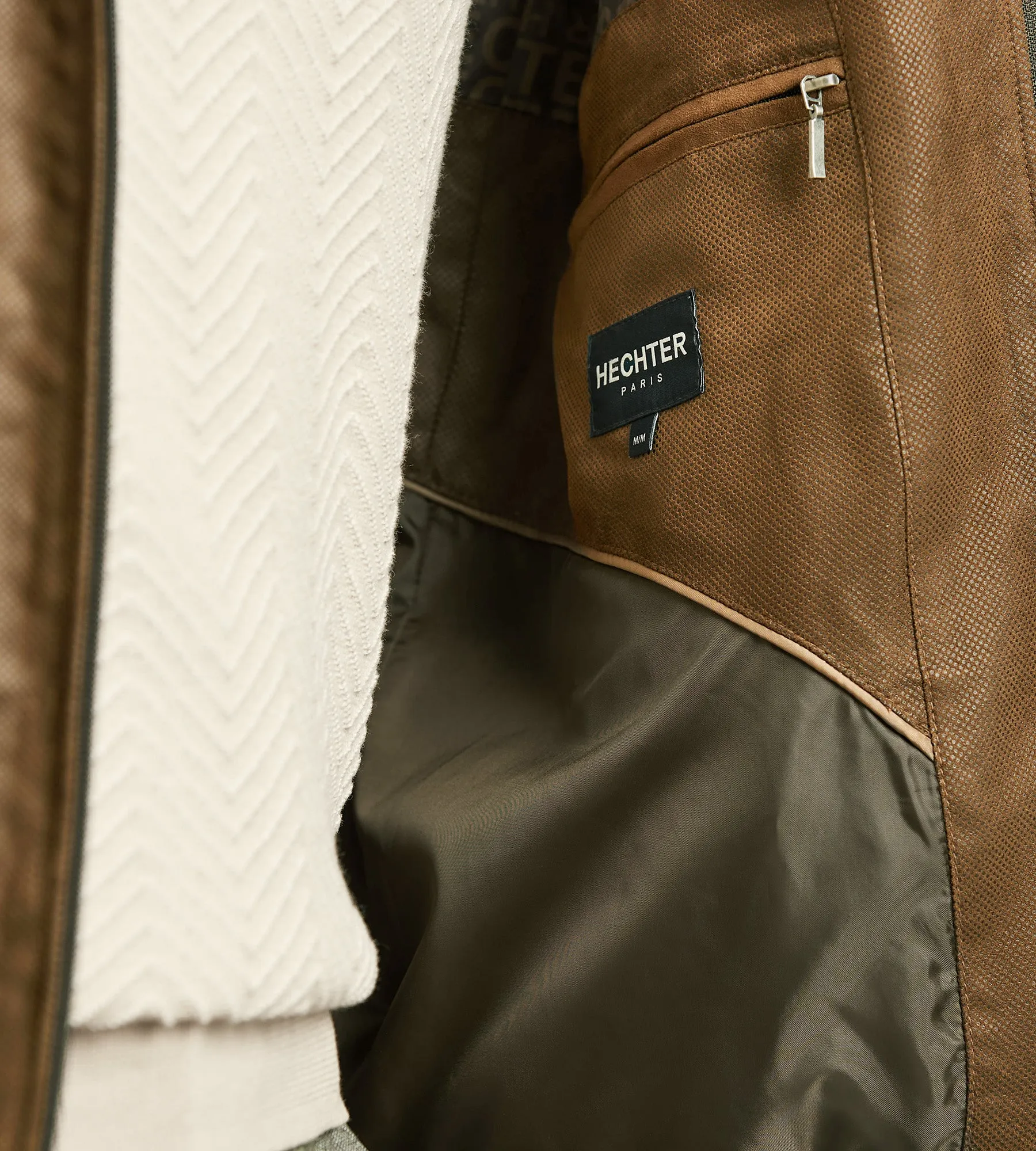 Modern Fit Vegan Suede Jacket