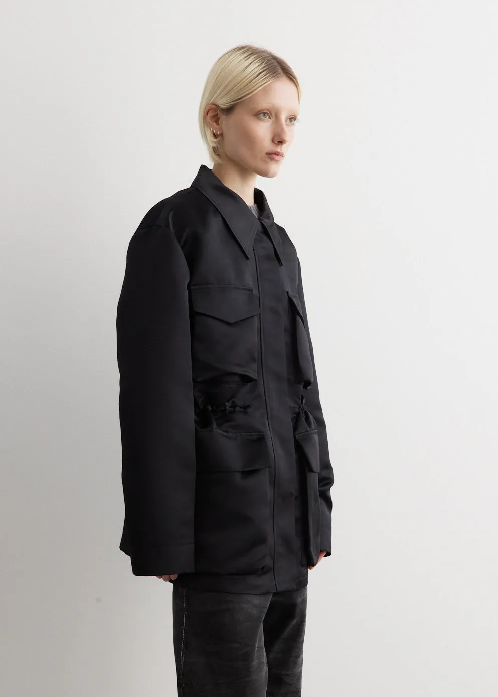Satin Field Jacket