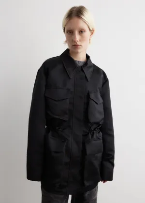 Satin Field Jacket