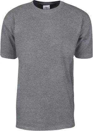 Shaka Wear Men's T Shirt – Max Heavyweight Cotton Short Sleeve Crew Neck Plain Tee Top Tshirts Regular Big Tall Size S-7XL
