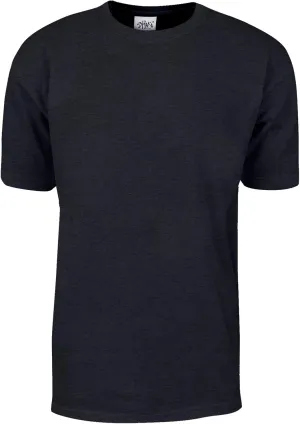 Shaka Wear Men's T Shirt – Max Heavyweight Cotton Short Sleeve Crew Neck Plain Tee Top Tshirts Regular Big Tall Size S-7XL