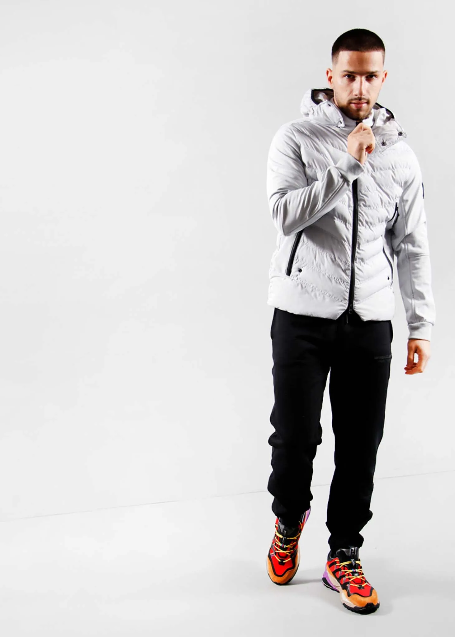 Takeda softshell hybrid - antarctica grey