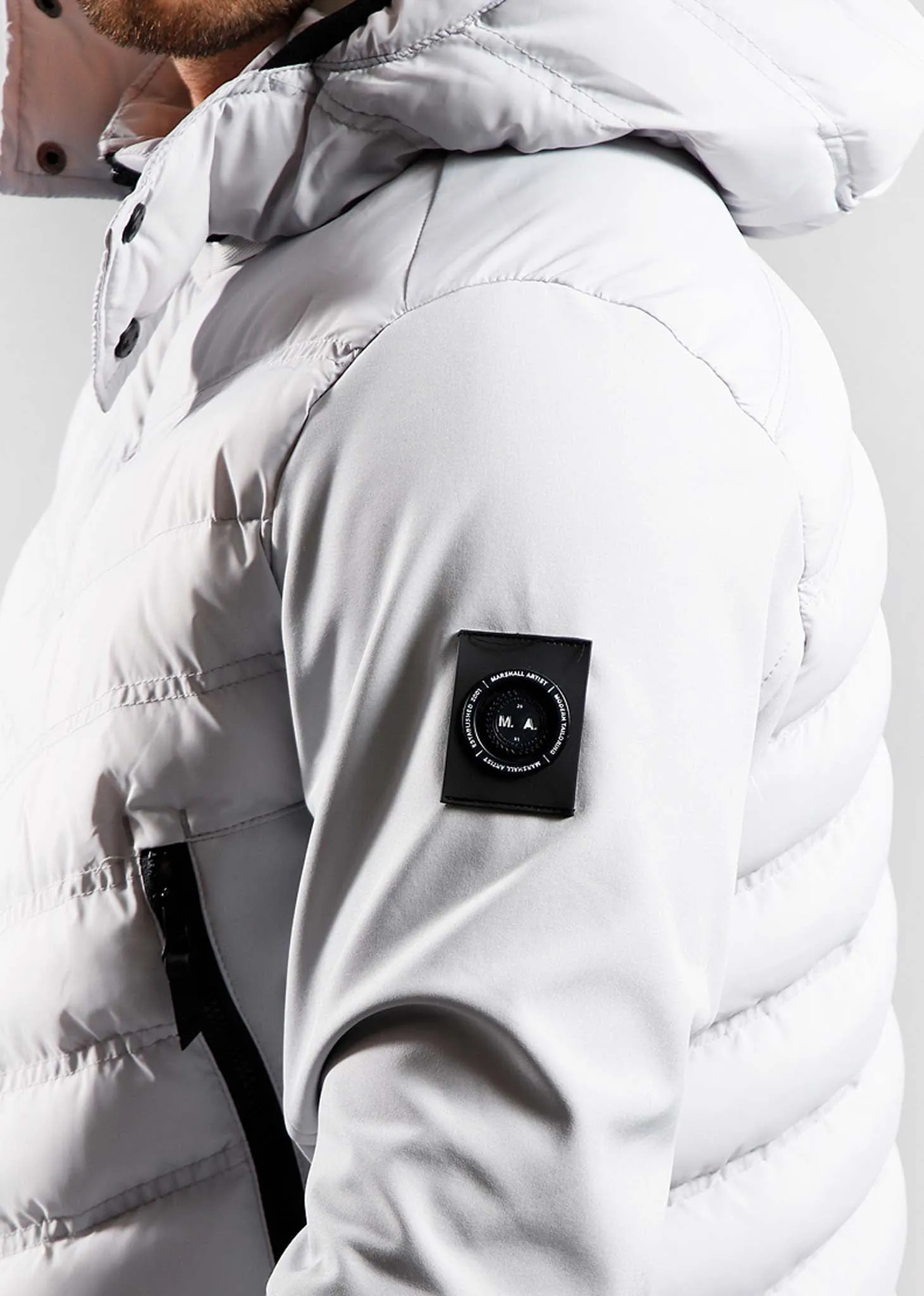 Takeda softshell hybrid - antarctica grey