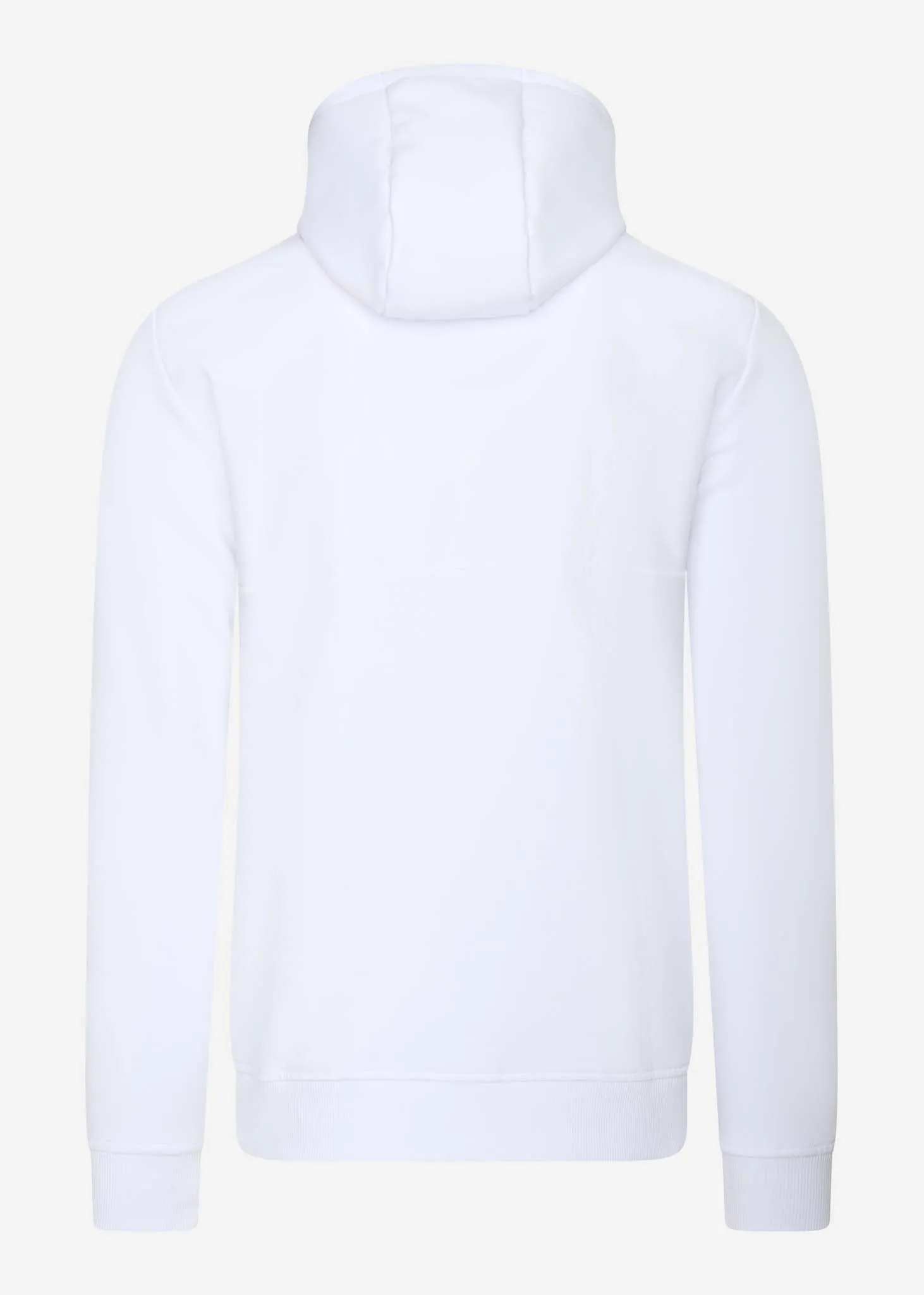 Zip-Hoodie aus Softshell-Jersey - wei